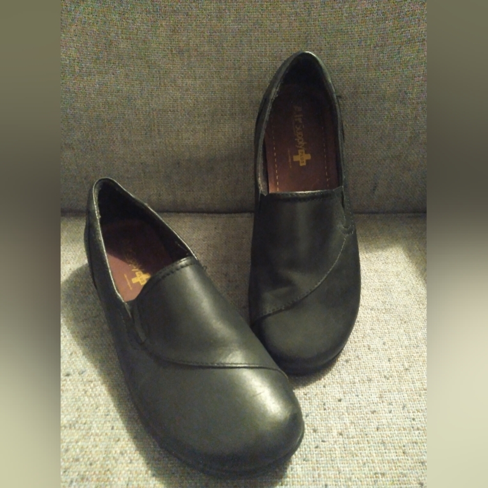 ♥️3/$15 Black Slip-On  Air Supply Plus Loafers Size 8M